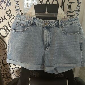 SHEIN Light Blue Jean Shorts